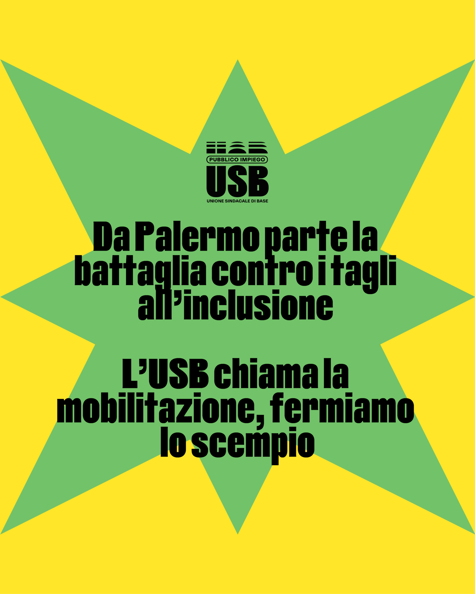 Da Palermo parte la battaglia contro i tagli all’inclusione, in pochi mesi tutta l'Italia sarà coinvolta